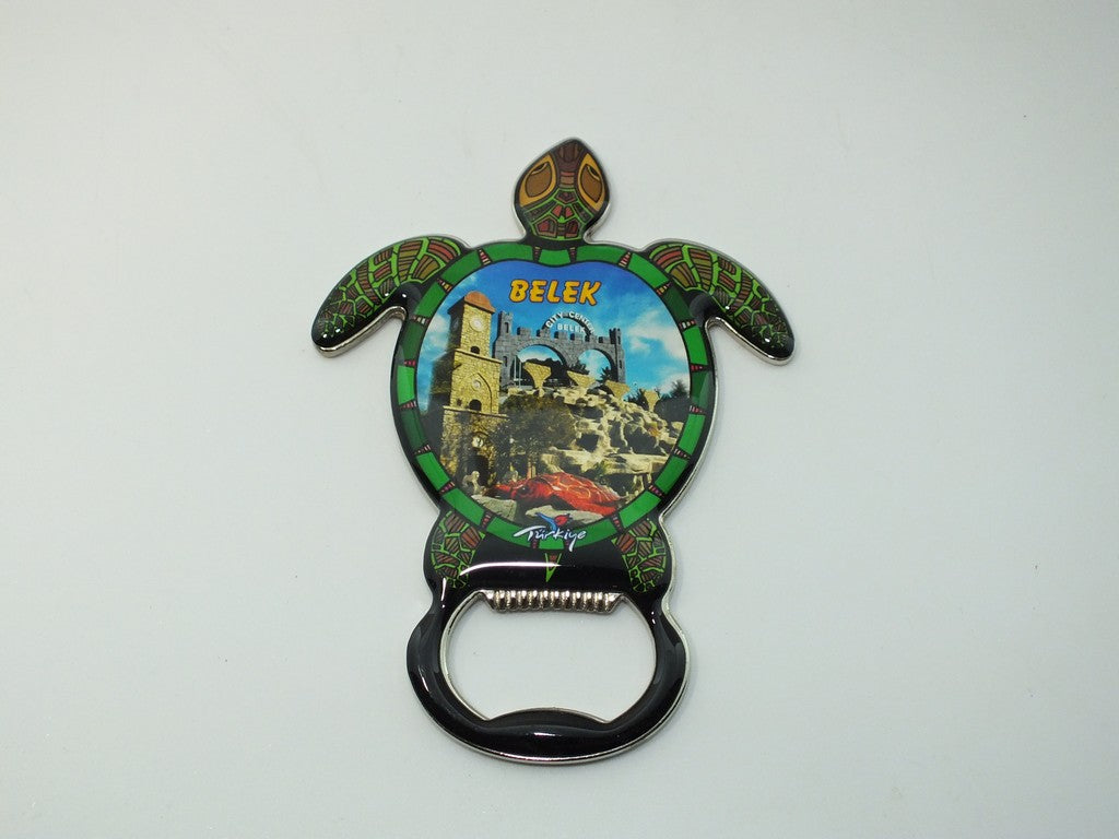 Antalya Temalı Kaplumbağa Açacak Magnet